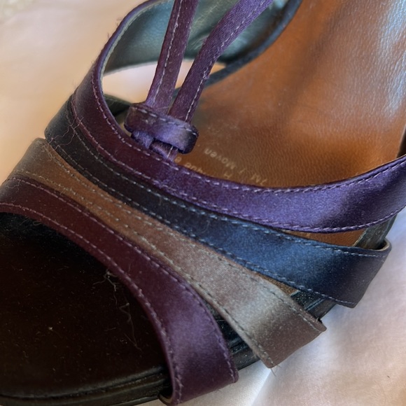 Nine West Sandal Heels Sz 7 - Picture 4 of 5